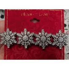 Jewelry | Holiday Lane Rhinestone Snowflake Bracelet | Poshmark
