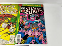 Silver Surfer Comic Book Lot of 5 FN/VF #9, #8, #90, #19, #88 Vtg 80s 90s Marvel | eBay