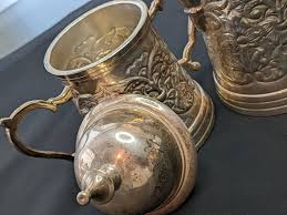 Vintage William Adams Towle Chased Silverplate Cream Pitcher ...