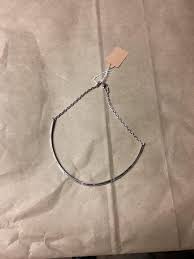 Brighton Silver Tone Metal Curved Bar Necklace - Etsy