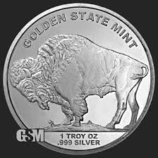 Buffalo Silver Round Coin .999 One Troy Ounce Fine Silver ...
