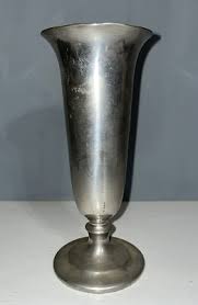 Vintage CS Co. Pewter Portland Maine tall vase 6.5" CSCO | eBay