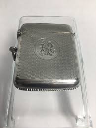 Antique Sterling Silver Match Safe/Vesta by William Neale c. 1903 | Salt River Collectibles