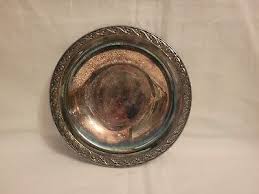 Vintage Silver Plated Dish - 7.5in Width X 0.75 Deep | eBay