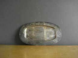 Vintage Silver Tray - Mini Oval Silverplate Platter or ...