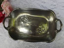 Rare Antique Pewter Kayserzinn 4621 Art Nouveau Collectible ...