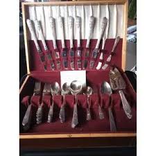 William Rogers | Dining | Wma Rogers Reinforced Harmony House Rose 938 Dinnerware Flatware Serving 54 | Poshmark