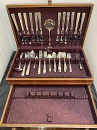 Vintage Prestige Silver Plate Flatware Set with Storage Box | EstateSales.org