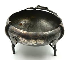 VINTAGE QUADRUPLE PLATE 3 FOOTED 1703 SILVERPLATE BOWL, HARTFORD SILVER CO. | eBay