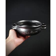 Vintage Pot with Glazed Stoneware Lid by Jean Marais, 1970 | Chairish