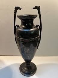 Antique Victorian, Eagles handles, silver Urn vase, Handles, | eBay