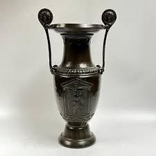 Bronze Greek Volute Krater Vase For Sale at 1stDibs