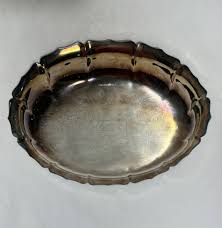 Vintage Silverplate Serving Tray Oval shape 10”x7” | eBay