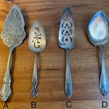 Vintage Silver Plated Cake Servers, W. M. Rogers, International Silver, Wedding Cake Server, “something Old,” Art Nouveau Inspired - Etsy