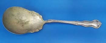 Vintage 8.5" Silver Plate Simeon George H Rogers Co Large Sugar Berry Serving Sp | eBay