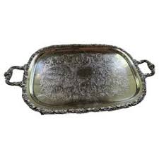 vintage butler tray silver plate by webster Wilcox , international silver 3292 For Sale at 1stDibs