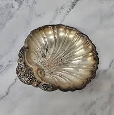 W&S Backinton Silverplate Shell Dish w/ 3 Round Feet | eBay