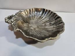 Baroque Vintage Silverplate Shell Candy Dish 6" | eBay
