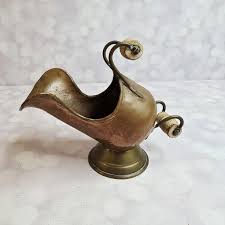 Vintage Copper Coal Scuttle Planter - Etsy Israel
