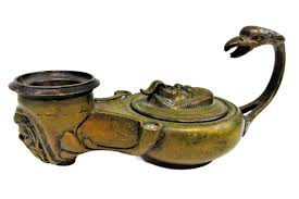 Hand Candle Holder Signed Ferdinand Barbedienne - Antiqon ...