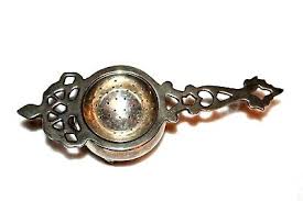 Vintage! Silverplate Tea Bag Strainer Drip Dish 2-Pc Set | eBay