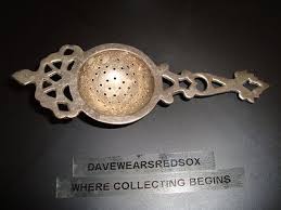 Vintage Tea Strainer Silver Plate EPNS Loose Tea Bag Strain ...