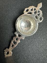 Antique Victorian Style Silver Plate Tea Strainer 6.5” | eBay