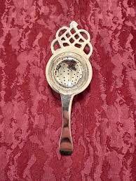 Antique Silver Plated Tea Strainer - Etsy