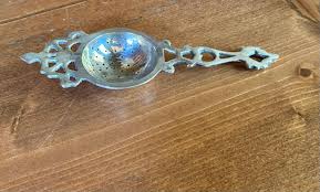 Tea Strainer EPNS Durable Silver Plate Vintage Circa 1950s ...