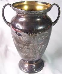 1924 St Luke Lutheran S.S.A.A. Bowling League Silverplate Trophy Cheektowaga NY | eBay