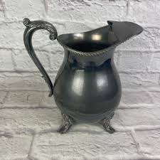 Vintage Poole Silverplate Silver Plate Water Ice Tea Pitcher ...