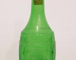 Vintage Wheaton Green Glass Jamaican Bitters Bottle ...