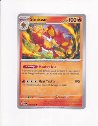 2023 Pokemon Scarlet & Violet PARADOX RIFT SIMISEAR | eBay