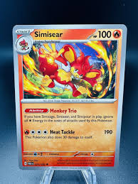 Pokemon TCG - Simisear 21/182 - Paradox Rift 2023 | eBay