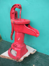 VINTAGE OLD Cast Iron Hand PITCHER WATER PUMP Measures 19 ...
