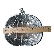 Sonoma Home Goods Metal Holiday Pumpkin Shaped Bowl Silver ...