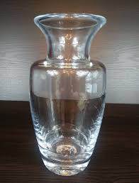 Simon Pearce Shelburne Etched Glass Vase "Hearts That ...