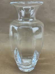 Lot - Vintage Simon Pearce Colorless Glass Vase
