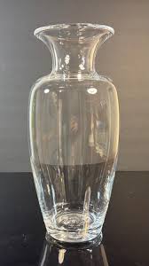 Simon Pearce Shelburne 13.5" Handblown Crystal Glass Vase ...
