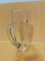 Vintage 8½" Tall Hand Blown Martini Pinched Spout Clear ...