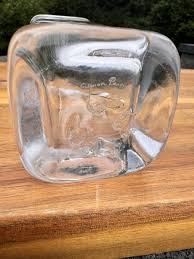 Simon Pearce Woodbury Bud Vase 7-3/4” Square Hand Blown ...