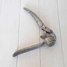 Garlic Hand Press Metal Aluminum Press Ussr Russian Soviet Kitchen Gadget Garlic Crusher Old Food Press - Etsy