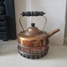 Vintage Copper Teapot With Coiled Bottom. Vintage Fireside Kettle - Etsy India