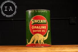 c. 1940s 5-Quart Sinclair Oil Can – Industrial Artifacts