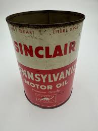 Vintage Sinclair Oil Can Dinosaur Quart | eBay
