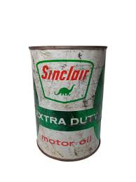 VINTAGE SINCLAIR EXTRA DUTY MOTOR OIL SAE 20&20W METAL OIL ...