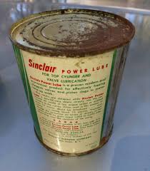 Vintage Sinclair Power Lube Full Can New Old Stock With ...