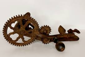 Antique Pat 1898 GOODELL Turntable APPLE Peeler - Antique Cast Iron Hand Crank Gear Driven Kitchen Tool - Etsy