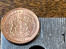 South Africa Cape Sparrow Coin: Authentic 1 Cent Craft ...