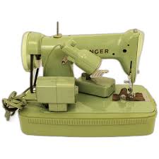 Reconditioned Singer 185J Jade sewing machine with case and ...